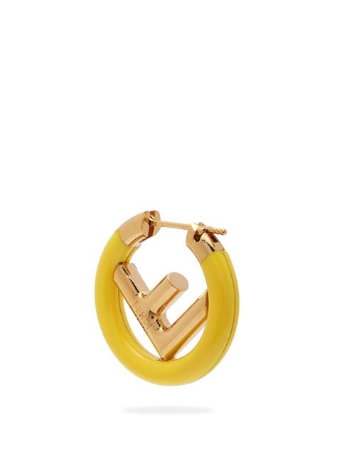 fendi single earring|Fendi earrings price.